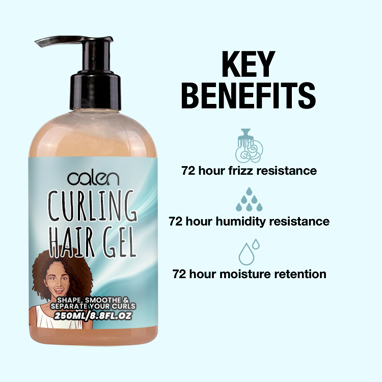 Oalen ODM 250Ml Curl Enhancing Frizz Control Curly Gel Hair Jelly,MY SHOP