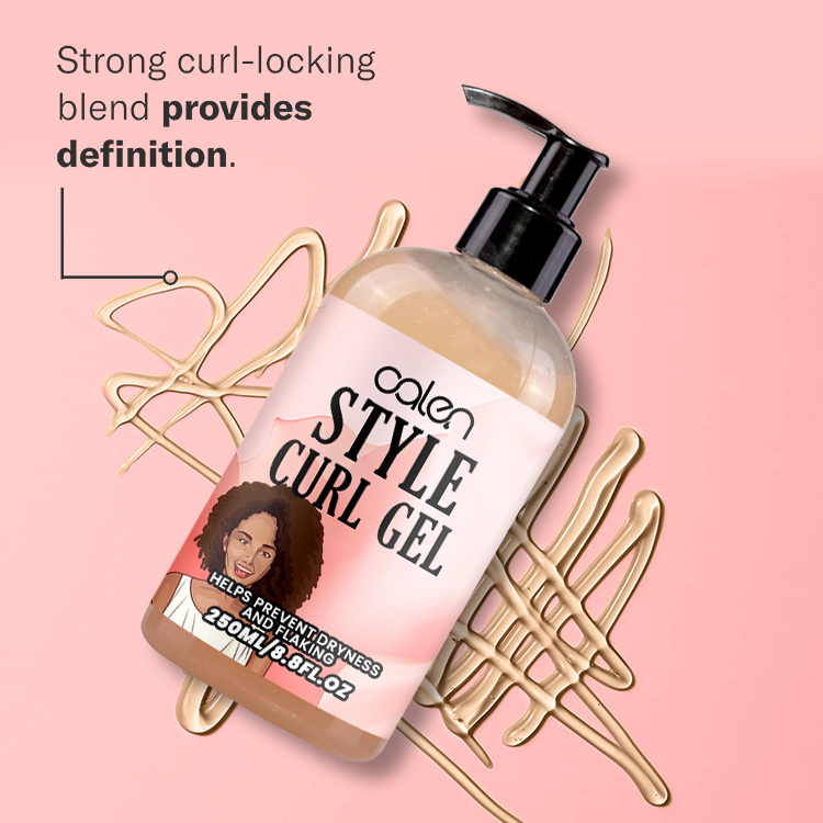 Luxfume 250Ml Custom Strong Hold Hair Styling Gel Hair Defining Jelly,oalen cosmetics
