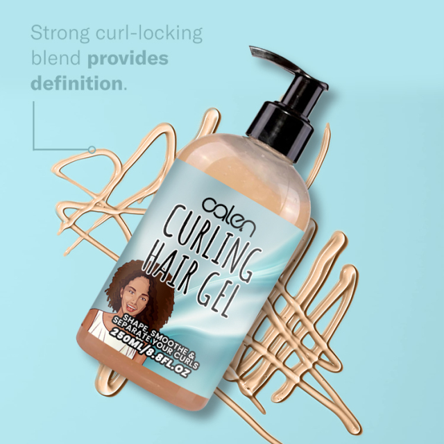 Oalen ODM 250Ml Curl Enhancing Frizz Control Curly Gel Hair Jelly,MY SHOP