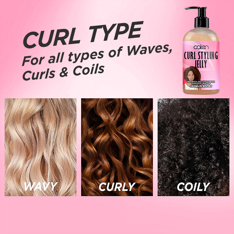 Oalen 250Ml Custom Volumizing Define Shine Hair Jelly Curl Gel,MY SHOP
