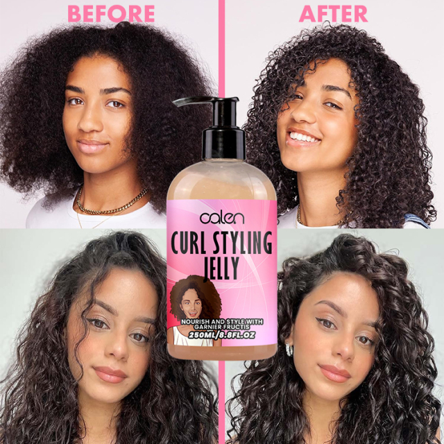 Oalen 250Ml Custom Volumizing Define Shine Hair Jelly Curl Gel,MY SHOP
