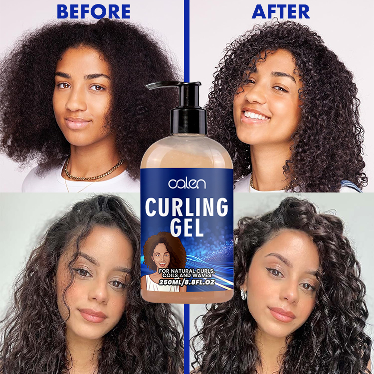 Oalen 250Ml Curling Hair Cream Styling Curl Hair Jelly Styling Gel,MY SHOP