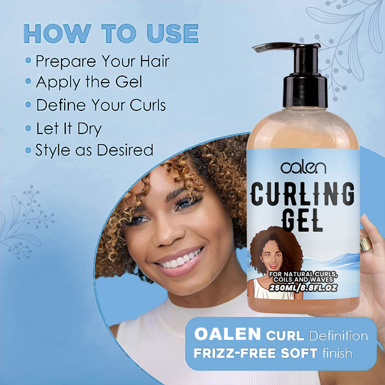 Luxfume OEM 250Ml Curling Cream Combing Jelly Styling Curl Hair Gel,MY SHOP