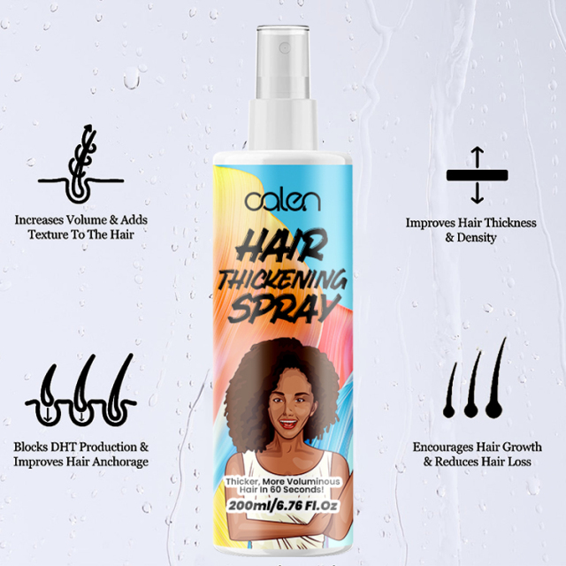 Oalen Private Label 200Ml Volume Shine Thicken Up Styling Hair Spray,oalen cosmetics