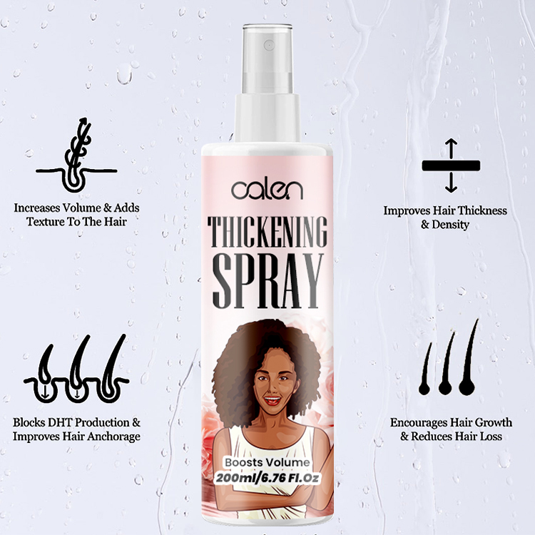 Oalen 250Ml ODM More Voluminous Thickens Texture Spray For Fine Hair,oalen cosmetics