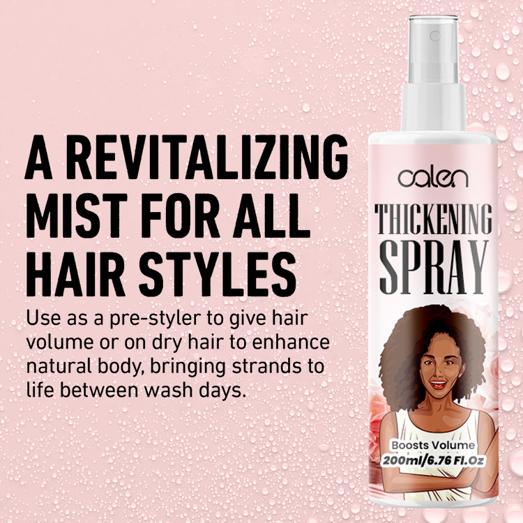 Oalen 250Ml ODM More Voluminous Thickens Texture Spray For Fine Hair,oalen cosmetics