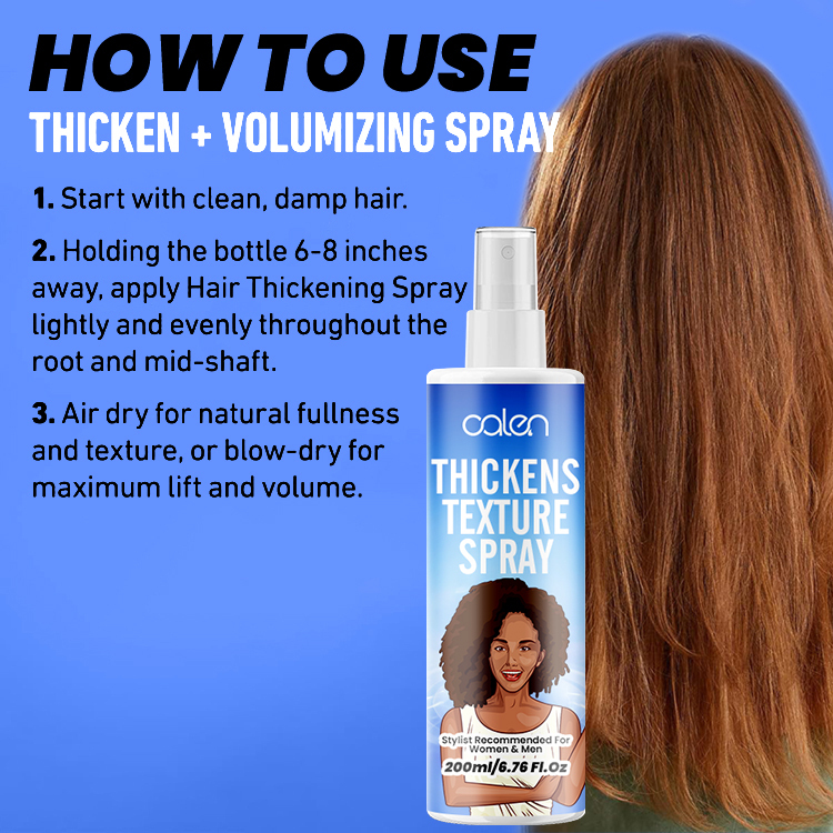 Oalen 200Ml Thicken Up Styling Liquid Boosts Volume Thickening Spray,MY SHOP