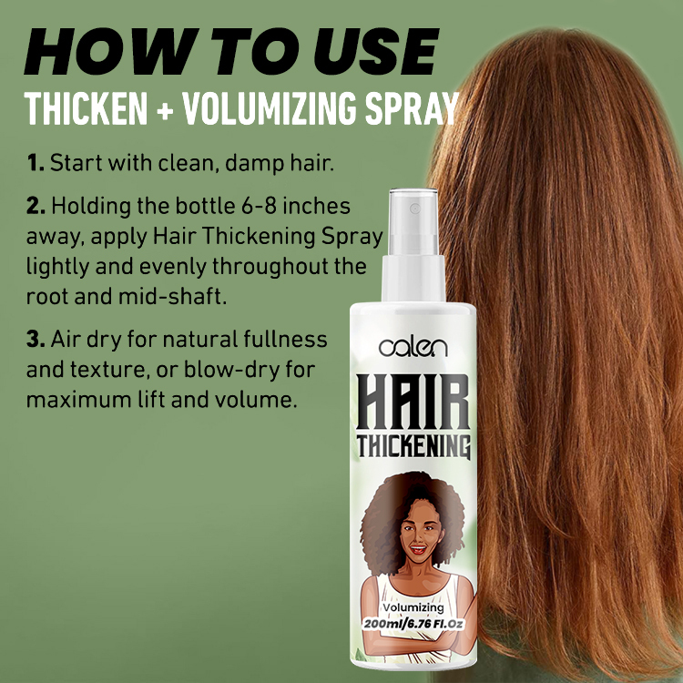 Oalen 200Ml Private Label Styling Hair Volumizing Thickening Spray,MY SHOP