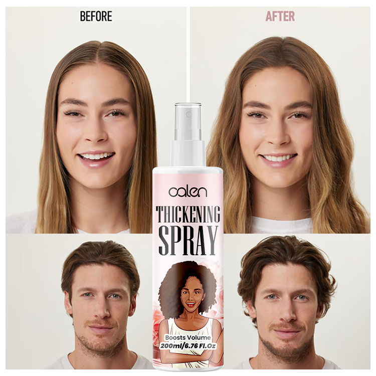 Oalen 250Ml ODM More Voluminous Thickens Texture Spray For Fine Hair,oalen cosmetics