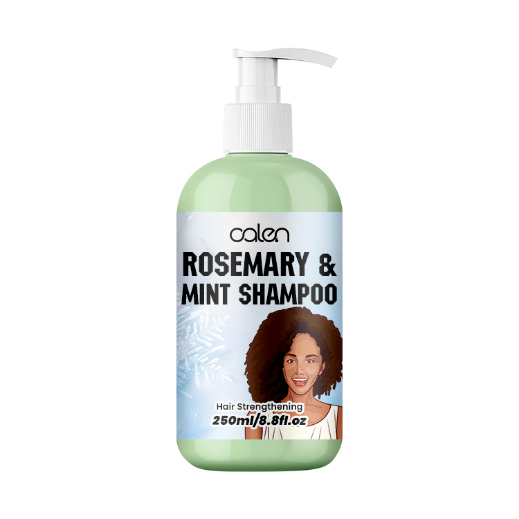 Oalen 250Ml Private Label Natural Herbal Daily Hair Growth Treatment Rosemary Mint Shampoo,oalen cosmetics