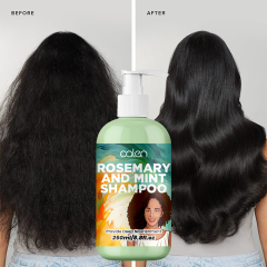 Luxfume 250Ml OEM ODM Smoothing Rosemary Mint Hair Growth Shampoo,oalen cosmetics