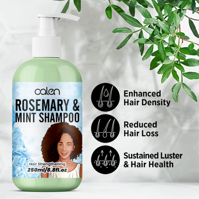Oalen 250ml OEM ODM Nourishing Treatment Rosemary Mint Hair Shampoo,MY SHOP