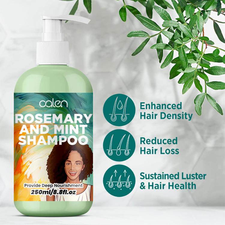 Luxfume 250Ml OEM ODM Smoothing Rosemary Mint Hair Growth Shampoo,oalen cosmetics