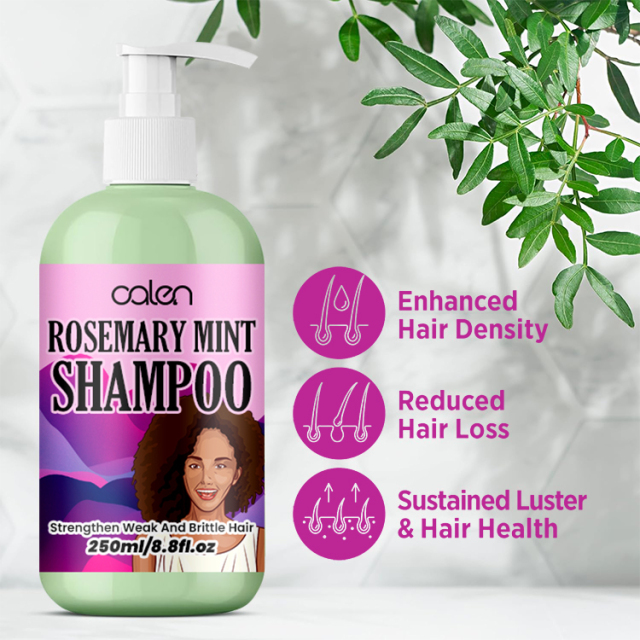 Oalen Customized 250Ml Grow Hair Strengthening Rosemary Mint Shampoo,MY SHOP