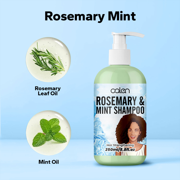 Oalen 250ml OEM ODM Nourishing Treatment Rosemary Mint Hair Shampoo,MY SHOP