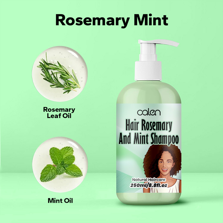 Oalen 250Ml Hair Growth Rosemary Oil Mint Strengthening Shampoo,MY SHOP