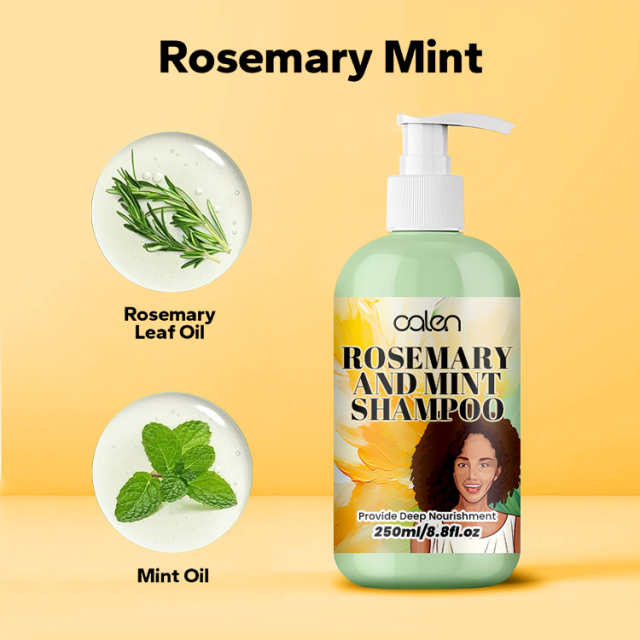 Oalen 250Ml Moisturizing Rosemary Growth Mint Strengthening Shampoo,MY SHOP