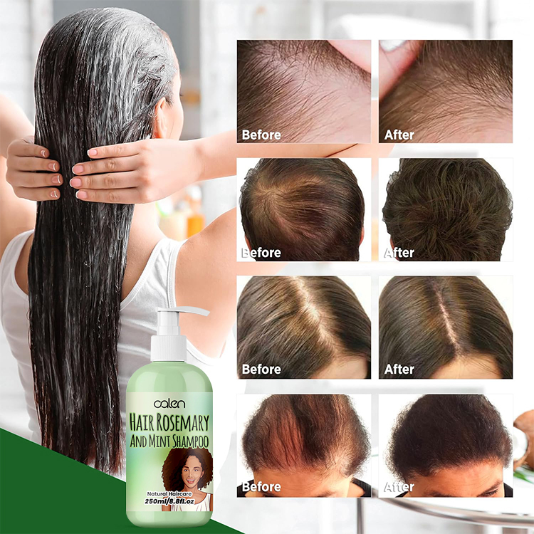 Luxfume OEM 250Ml Thickening Anti Hair Loss Rosemary Mint Shampoo,MY SHOP