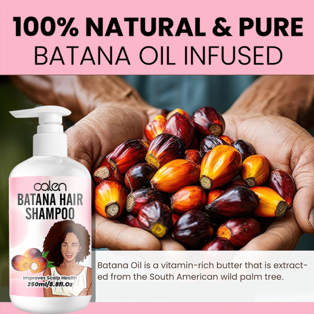 Oalen Custom Logo 250Ml Gentle Hair Care Hair Grow Batana Oil Shampoo,MY SHOP