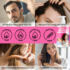 Luxfume 250Ml Nourishing Scalp And Hair Growth Batana Oil Shampoo,MY SHOP
