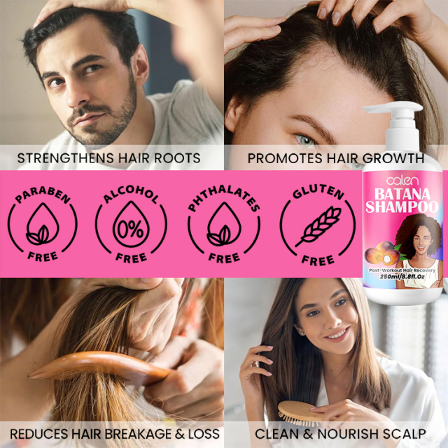 Luxfume 250Ml Nourishing Scalp And Hair Growth Batana Oil Shampoo,MY SHOP