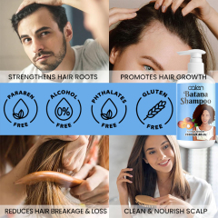 Luxfume 200Ml Enhances Organic Batana Oil Hair Growth Shampoo,MY SHOP