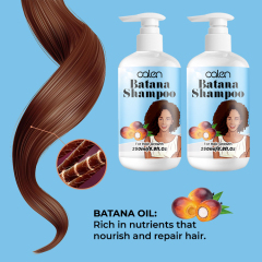 Oalen 250Ml OEM 100% Natural Hair Growth Raw Batana Oil Shampoo,MY SHOP