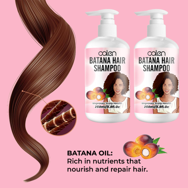 Oalen Custom Logo 250Ml Gentle Hair Care Hair Grow Batana Oil Shampoo,MY SHOP