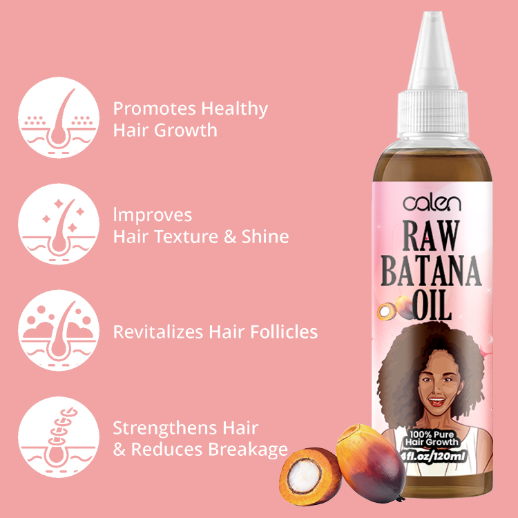 Luxfume 120Ml Private Label Hair Regrowth 100% Pure Raw Batana Oil,oalen cosmetics
