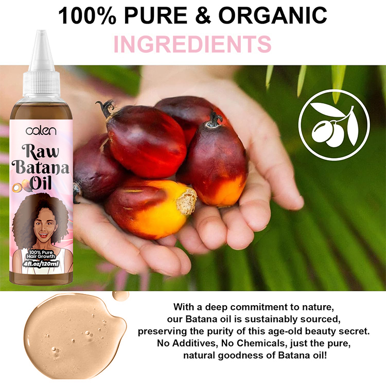Oalen 120Ml Hair Scalp Pure Natural Raw Batana Oil For Hair Growth,oalen cosmetics