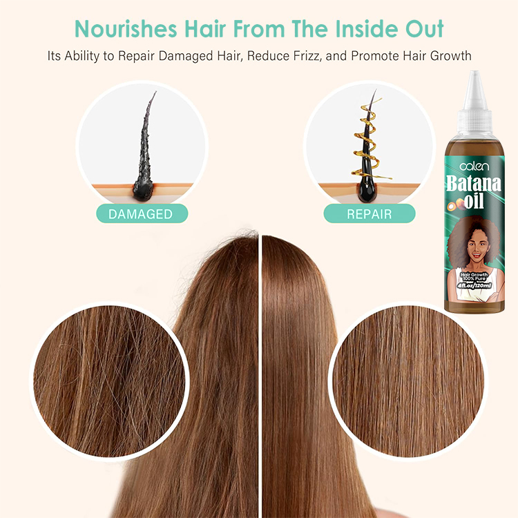 Oalen 120Ml Private Label Growth Hair Essential Batana Oil,oalen cosmetics