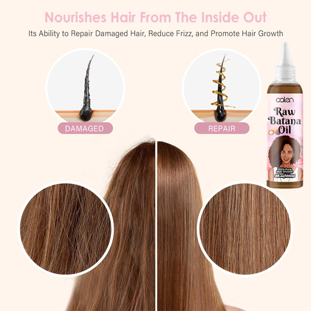 Oalen 120Ml Hair Scalp Pure Natural Raw Batana Oil For Hair Growth,oalen cosmetics