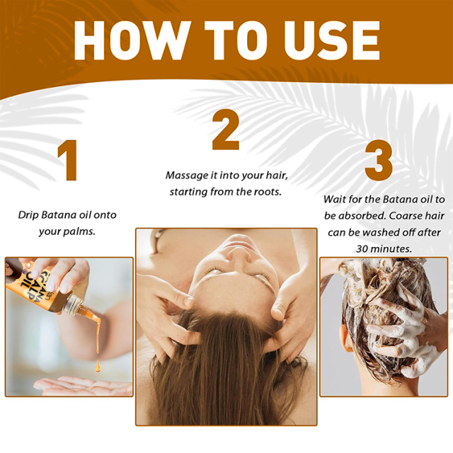 Oalen 120Ml Custom Logo Natural Anti Hair Loss Strengthen Batana Oil,MY SHOP