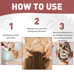 Luxfume 120Ml Private Label Hair Regrowth 100% Pure Raw Batana Oil,oalen cosmetics