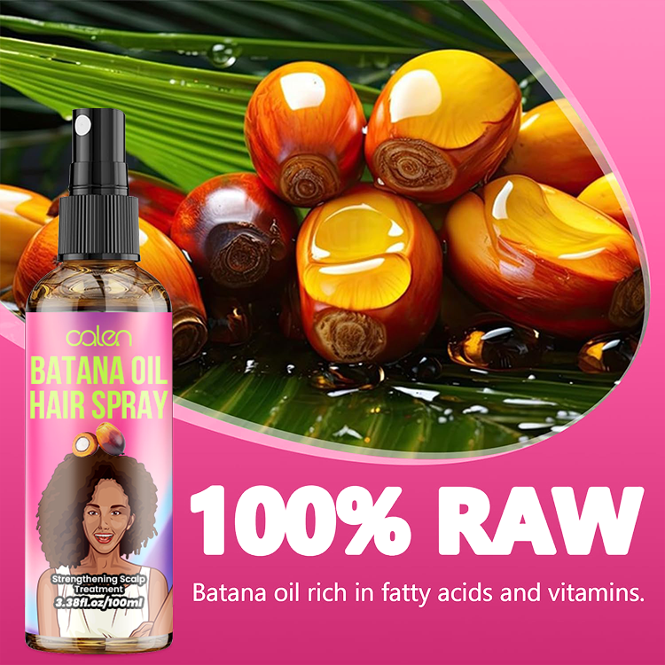 Oalen 100Ml Private Label Organic Natural Raw Batana Oil Hair Spray,MY SHOP