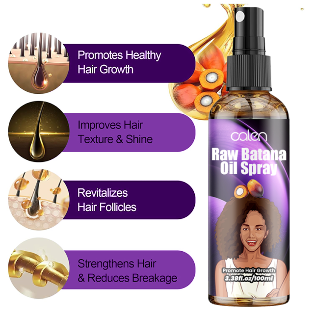 Oalen 100Ml Custom Label Hair Regrowth Treatment Raw Batana Oil Spray,MY SHOP