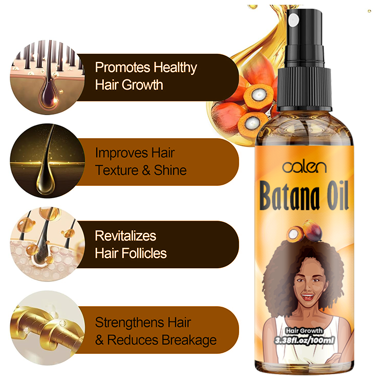 100Ml Luxfume Natual Promotes Hair Growth Batana Oil Spray For Hair,MY SHOP