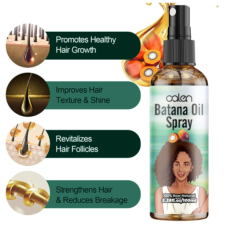 Luxfume 120Ml Repair Nourishing Anti Hair Loss Raw Batana Oil,oalen cosmetics