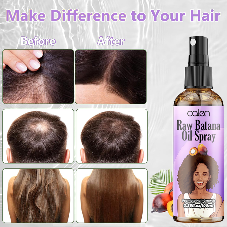 Oalen 100ml OEM Strengthen Nourishing Essential Batana Hair Oil Spray,MY SHOP