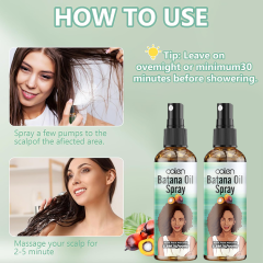 Luxfume 120Ml Repair Nourishing Anti Hair Loss Raw Batana Oil,oalen cosmetics