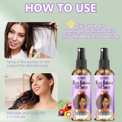 Oalen 100ml OEM Strengthen Nourishing Essential Batana Hair Oil Spray,MY SHOP