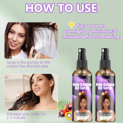 Oalen 100Ml Custom Label Hair Regrowth Treatment Raw Batana Oil Spray,MY SHOP