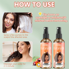 Oalen 120Ml Hair Growth Promotes Hair Wellness Batana Oil Spray,MY SHOP