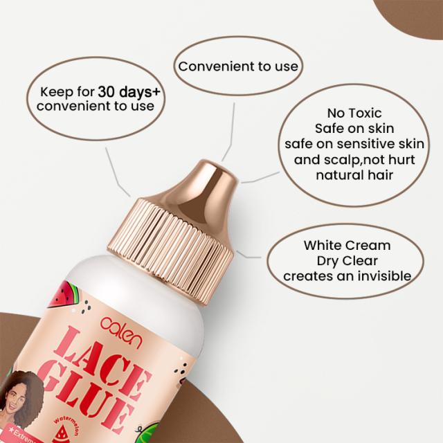 Luxfume 38ml Watermelon Lace Adhesive Strong Hold Waterproof Wig Glue,oalen cosmetics