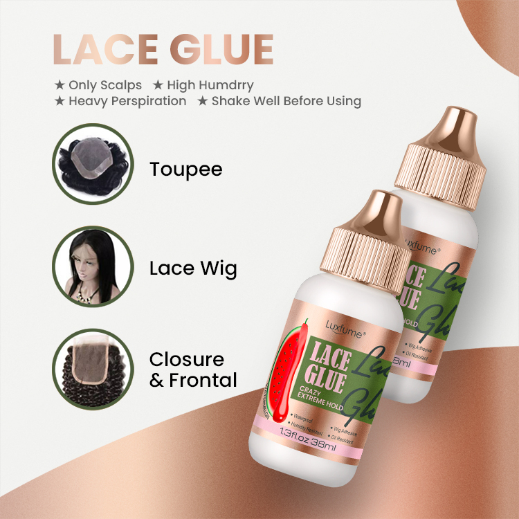 38ml Luxfume Customize Strong Hold Watermelon Scent Wig Adhesive Glue,MY SHOP