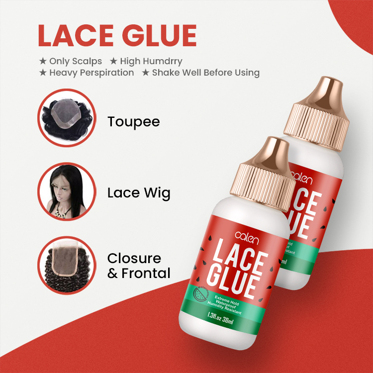 Oalen OEM 38ml Watermelon Sweatproof Waterproof Lace Wig Glue Adhesive,oalen cosmetics