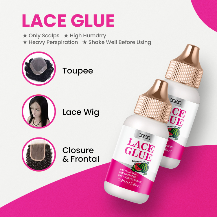 Luxfume 38ml Ultra Strong Hold Watermelon Wig adhesive Melt Lace Glue,oalen cosmetics