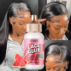 Oalen 38ml OEM Watermelon Long Lasting Hold Invisible Wig Lace Glue,oalen cosmetics