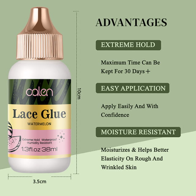 Oalen 38ml ODM Waterproof Strong Hold Watermelon Scented Wig adhesive,MY SHOP