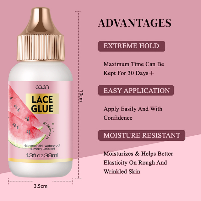 38ml Oalen ODM Watermelon Scented Long Lasting Lace Hair Glue Adhesive,MY SHOP